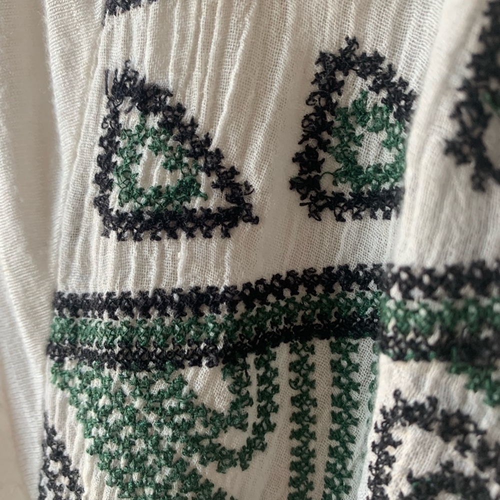 Free People Cotton Embroidered Tunic Top - Picture 3 of 13